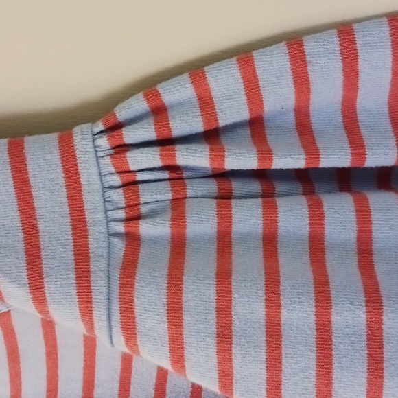 Madewell Bell Long Sleeve Striped Top Size S - Picture 4 of 13